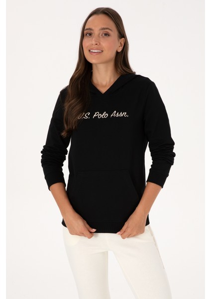 Kadın Siyah Sweatshirt 50313559-VR046 modelleri