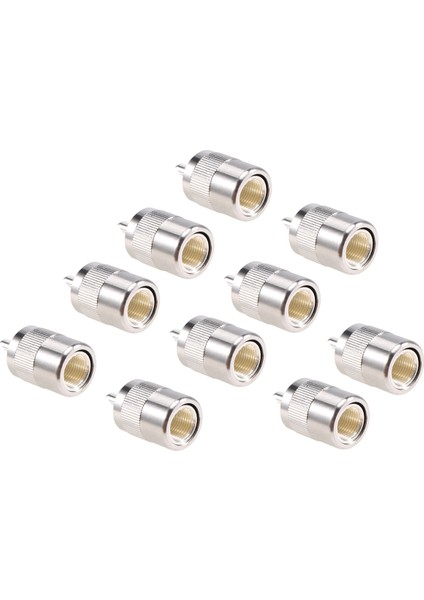 10PCS Konnektör Uhf Erkek PL259 Fiş Lehim Rg8 RG213 LMR400 7d-Fb Kablo Gümüş (Yurt Dışından) modelleri