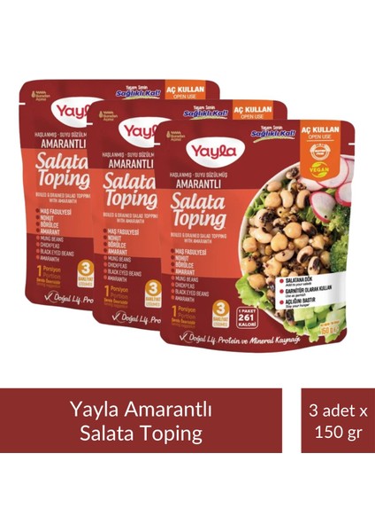 Amarantlı Salata 150 gr x 3 Adet