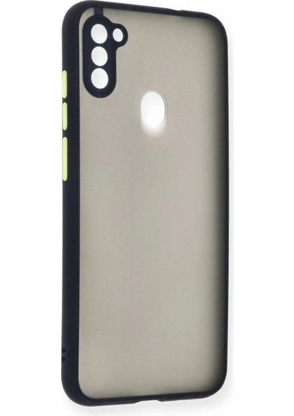 Samsung Galaxy A11 Kılıf Montreal Silikon Kapak - Lacivert