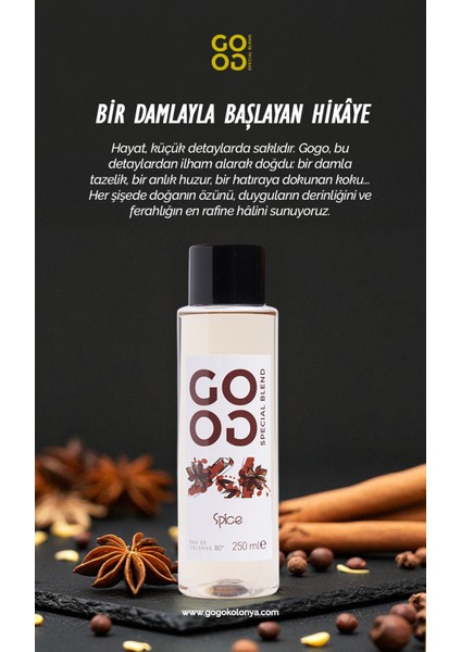 Gogo Spice Kolonya 250ML Pet Şişe modelleri