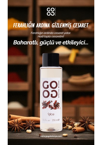 Gogo Spice Kolonya 250ML Pet Şişe fırsatları