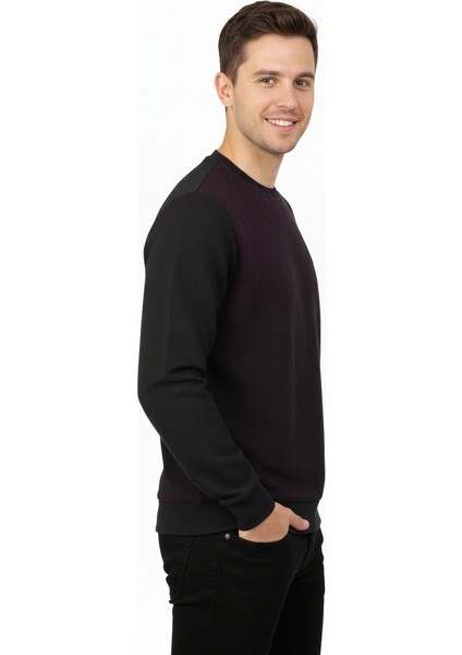 Erkek Mevsimlik Doğal Pamuklu Şık Sweatshirt Bisiklet Yaka Panolu Uzun Kollu Rahat Kesim Tam Kalıp fiyatları