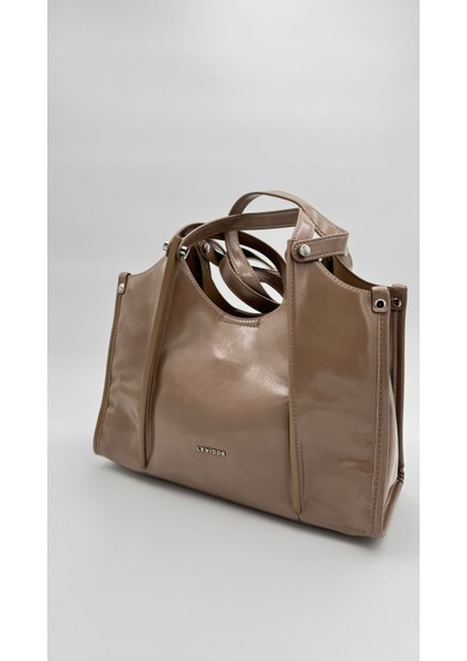 Haki Çift Gözlü Büyük Omuz Çantası Orijinal Levid'or Premium modelleri