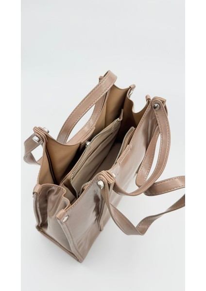 Haki Çift Gözlü Büyük Omuz Çantası Orijinal Levid'or Premium