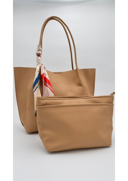 Vizon Fular Detaylı Omuz Çantası Orijinal Levid'or Premium fırsatları