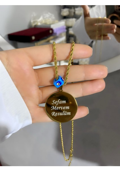 Çelik Isimli Kolye