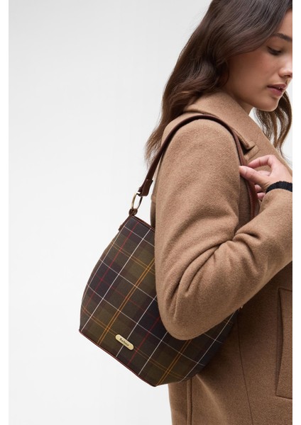 Cedar Tartan Bucket Kol Çantası TN11 Classic Tartan modelleri