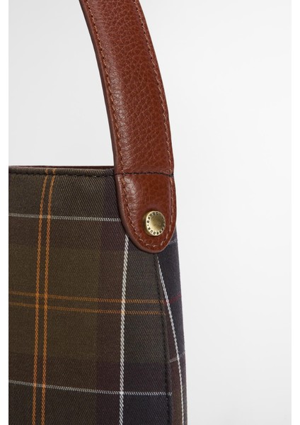 Cedar Tartan Bucket Kol Çantası TN11 Classic Tartan