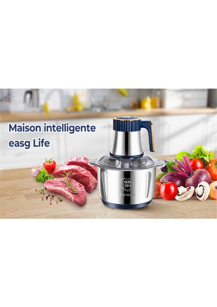 Elektrikli Kıyma Makinesi 5l Gıda Öğütücü Çok Fonksiyonlu Sebze Meyve Gıda Işlemcisi Doğrayıcı Mutfak Makinesi Ab Fişi (Yurt Dışından) modelleri