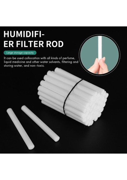 Taşınabilir Kişisel USB Güç Kaynaklı Nemlendiriciler ve Aroma Yapıcılar Için 40 Adet Pamuklu Çubuk Filtreleri, Yedek Çubuklar ve Yedek Fitiller (Yurt Dışından) fırsatları