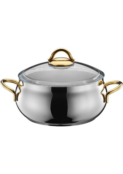 18 Parça Çeyiz Seti Gold Kulplu modelleri