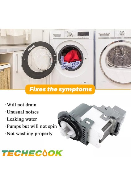 DC31-00178A DC31-00187A Samsung Çamaşır Makinesi Için Çamaşır Makinesi Tahliye Pompası Motoru - DC31-00178D B35-3A'NIN Yerini Alır (Yurt Dışından) modelleri