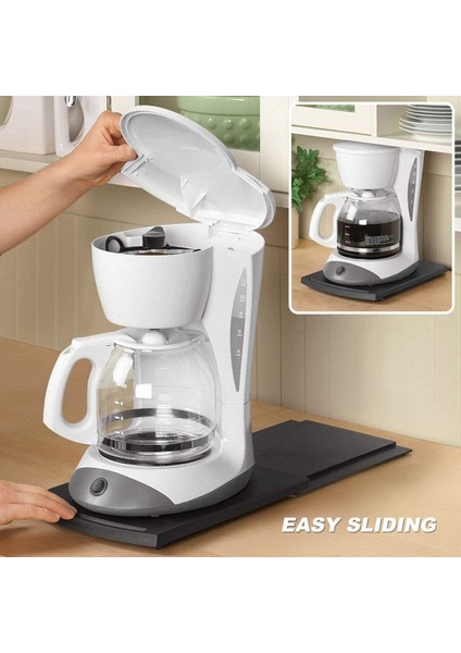 Çok Yönlü Taşınabilir Kahve Tepsisi 25 Lbs Kahve Makinesi Kutusu Kayar Tepsi Standı Mutfak Aksesuarları (Yurt Dışından) indirimleri