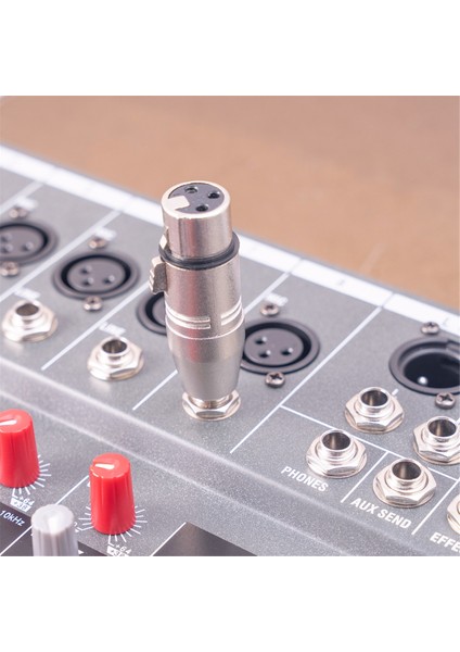 5 Adet Dengesiz Xlr Dişi - 1/4 Inç Mono Mono Fik Kablo Adaptörü 6.35MM Erkek - Xlr Mikserler Için Mikrofonlar, Mikrofonlar (Yurt Dışından)