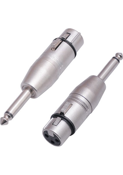5 Adet Dengesiz Xlr Dişi - 1/4 Inç Mono Mono Fik Kablo Adaptörü 6.35MM Erkek - Xlr Mikserler Için Mikrofonlar, Mikrofonlar (Yurt Dışından) fırsatları