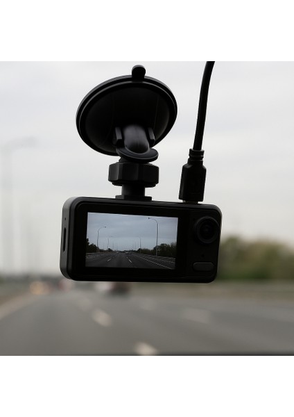 Homy C309 Black Box Araç Içi Kamera – Full Hd 1080P Wifi Destekli Çift Lensli Trafik Kayıt Cihazı fırsatları