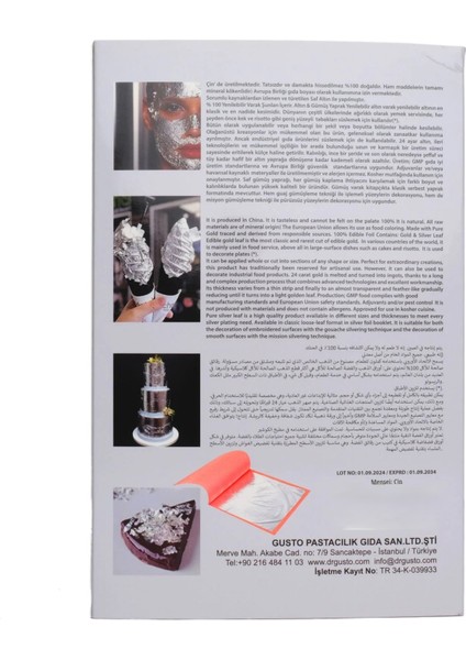 Yenilebilir Gümüş Varak 3 Sayfa fiyatları