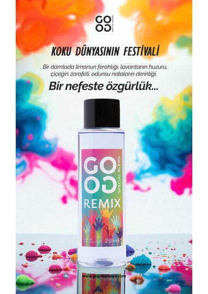 Gogo Remix Kolonya 250ML Pet Şişe fırsatları