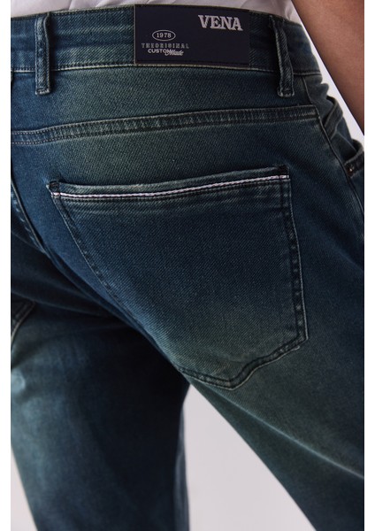 Daniel Green Overdye Straight Fit Jean Pantolon-Green Overdye indirimleri