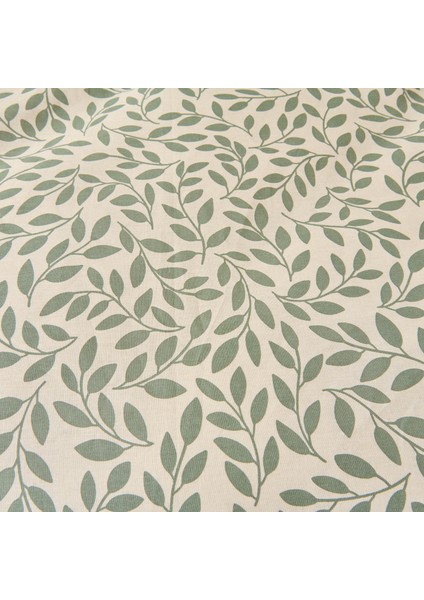 Soft Sylvara Tek Kişilik Nevresim Takımı - Ekru / Yeşil fiyatları