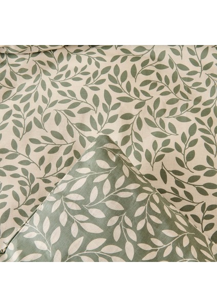 Soft Sylvara Tek Kişilik Nevresim Takımı - Ekru / Yeşil modelleri