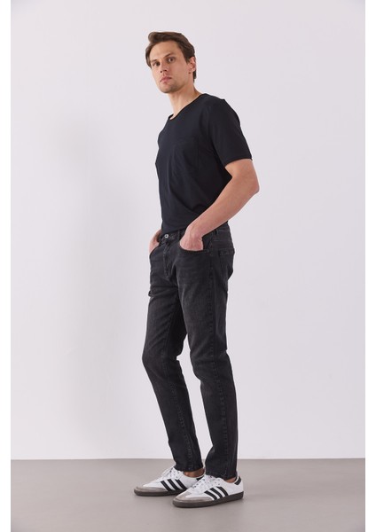 Daniel Black Straight Fit Jean Pantolon-Black