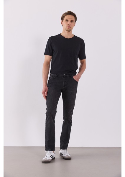 Daniel Black Straight Fit Jean Pantolon-Black modelleri
