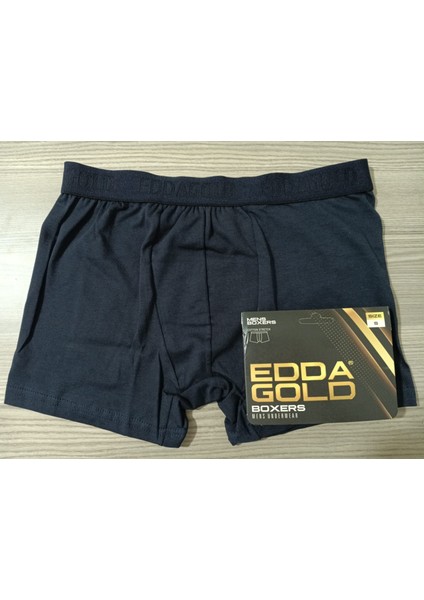 Gold Penye Kumaş Likralı Erkek Boxer - Lacivert - Small - Tekli fırsatları