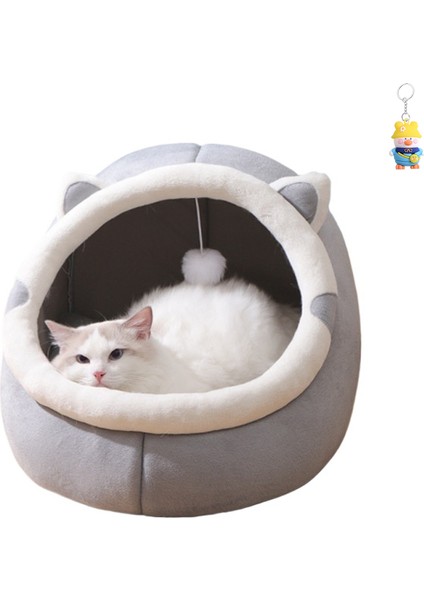 Kedi Yuvası Köpek Yuvası Sıcak Küçük Köpek Çıkarılabilir ve Yıkanabilir Kedi Evi Evcil (Yurt Dışından)