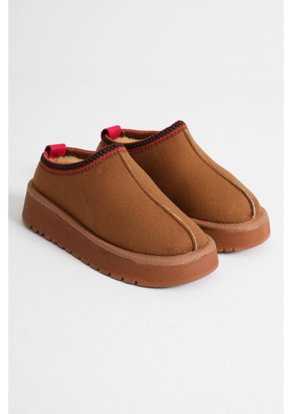 Elsa Kadın Taba Kışlık Kürklü Terlik indirimleri