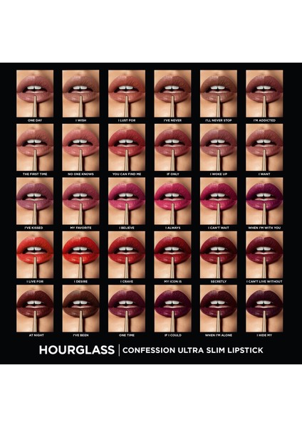 Confession - Yeniden Doldurulabilir Ultra Ince Yüksek Yoğunluklu Ruj At Night (0,9 G) fiyatları