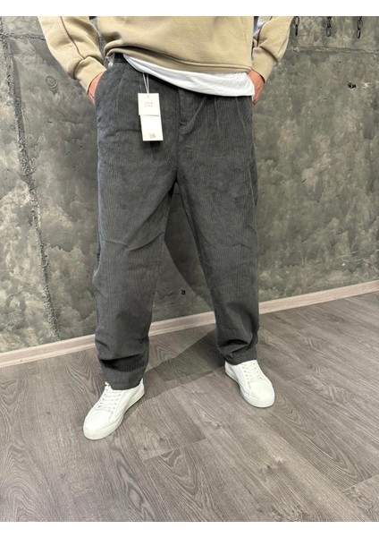 Atlanta Street Fitilli Kadife Jean Pantolon. Baggy Fit. Rahat Kesim Erkek Pantolon
