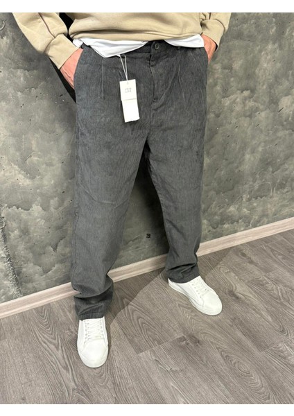 Atlanta Street Fitilli Kadife Jean Pantolon. Baggy Fit. Rahat Kesim Erkek Pantolon indirimleri