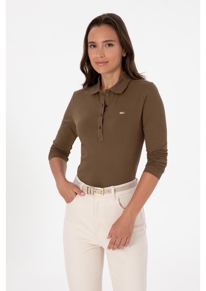 Kadın Haki Sweatshirt 50313593-VR027