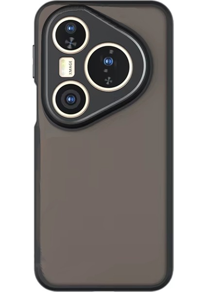 Huawei Pura 80 Pro / Huawei Pura 80 Pro Plus Luna Serisi Köşe Korumalı Sert Rubber Kılıf - AL3422 Siyah