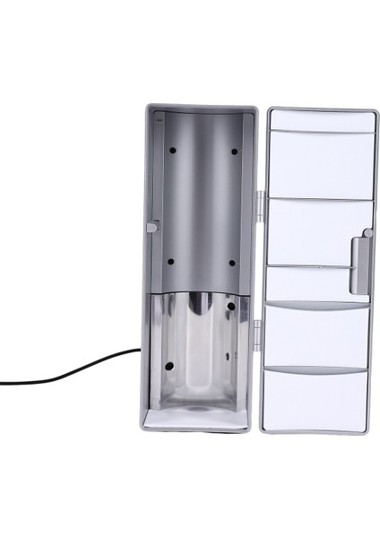 Buzdolabı Mini USB Buzdolabı Dondurucu Kutular Içecek Bira Soğutucu Isıtıcı Seyahat Buzdolabı Buzluk Araba Ofis Kullanımı Taşınabilir (Yurt Dışından)