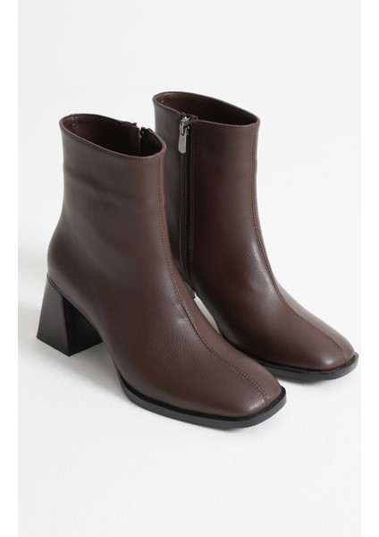 Ornela Kadın Acı Kahve Topuklu Bot modelleri