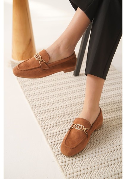 Hera Kadın Süet Taba Günlük Ayakkabı fırsatları