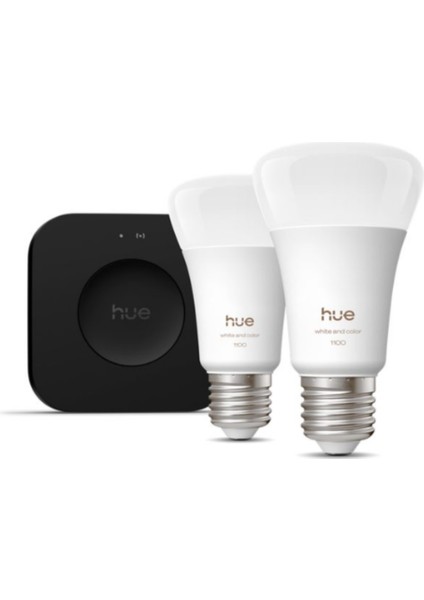 Huewca 9W E27 Renkli Akıllı Ampul 2'li Pro Başlangıç Seti (Bridge Pro V3 Dahildir) modelleri