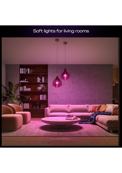 Huewca 9W E27 Renkli Akıllı Ampul 2'li Pro Başlangıç Seti (Bridge Pro V3 Dahildir)