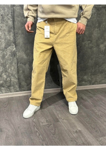 Atlanta Street Fitilli Kadife Jean Pantolon. Baggy Fit. Rahat Kesim Erkek Pantolon