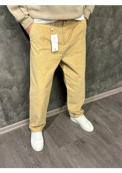 Atlanta Street Fitilli Kadife Jean Pantolon. Baggy Fit. Rahat Kesim Erkek Pantolon indirimleri