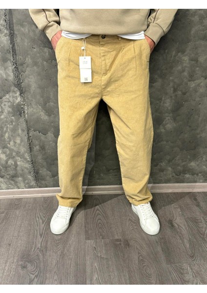 Atlanta Street Fitilli Kadife Jean Pantolon. Baggy Fit. Rahat Kesim Erkek Pantolon
