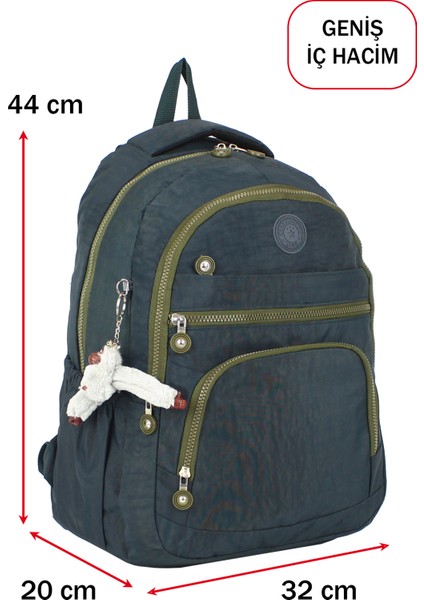 Maymuncuklu Okul Çantası Geniş Iç Hacim Yandan Cepli Çok Bölmeli Ortopedik fiyatları