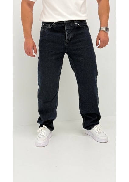 Zora Baggy Denim Koyu Mavi Jean Pantolon modelleri
