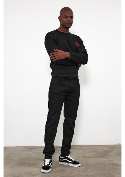 Smith Stay Black Tapered Fit Jean Pantolon-Stay Black