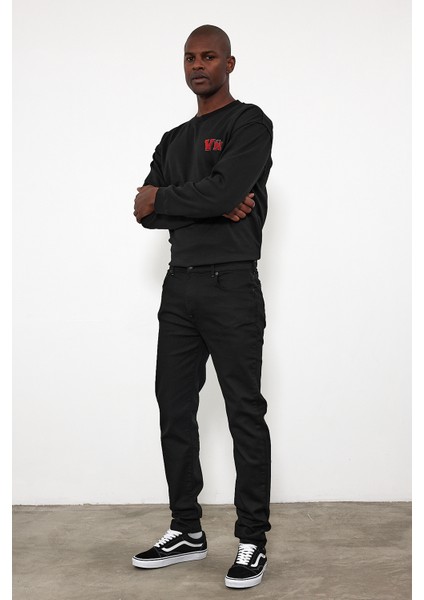 Smith Stay Black Tapered Fit Jean Pantolon-Stay Black fiyatları