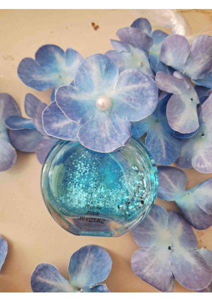 Hoşgeldin Bebek,nişan,nikah Hediyelik Kolonya Cam 30 Adet Mavi fiyatları