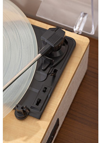 Dahili Hoparlörlü Pikap Müzik Kutusu Usb+Rca+Bluetooth FR-P1990 Velura